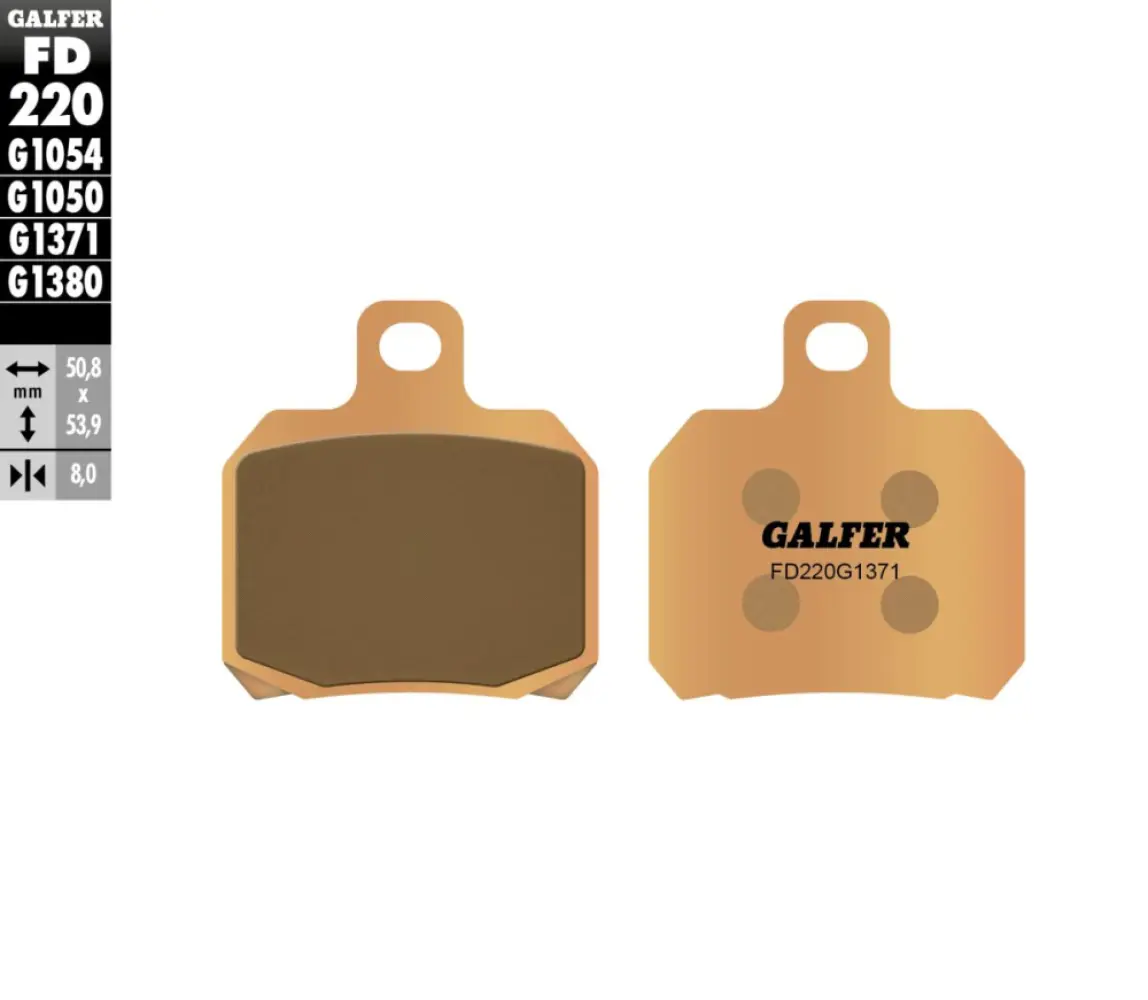GALFER - BRAKE PAD SINTERED - 17213203