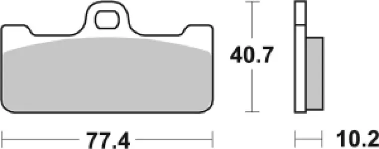 SBS - BRAKE PAD SINT RACE - 17213277