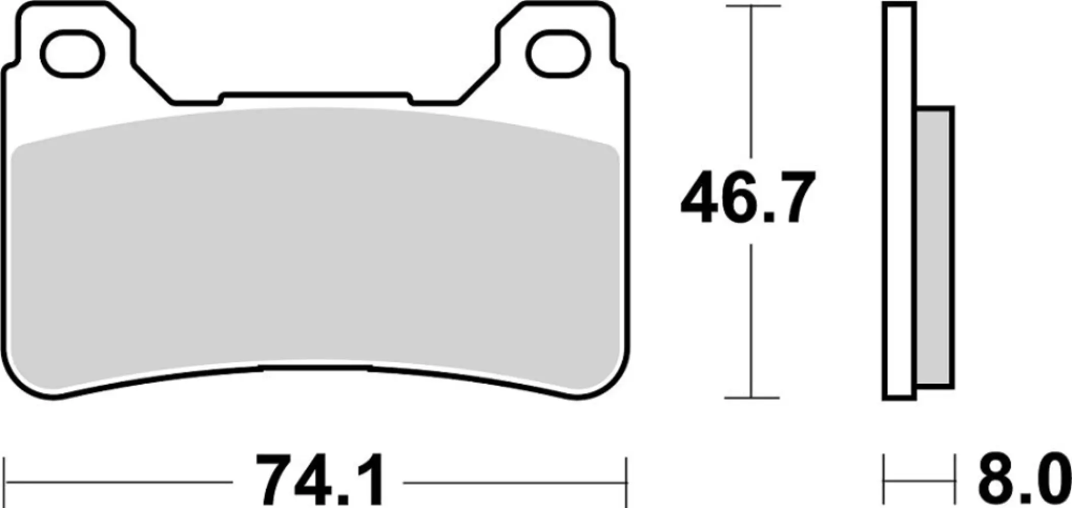 SBS - BRAKE PAD SINT RACE - 17213282