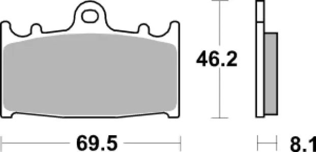 SBS - BRAKE PAD SINT RACE - 17213308