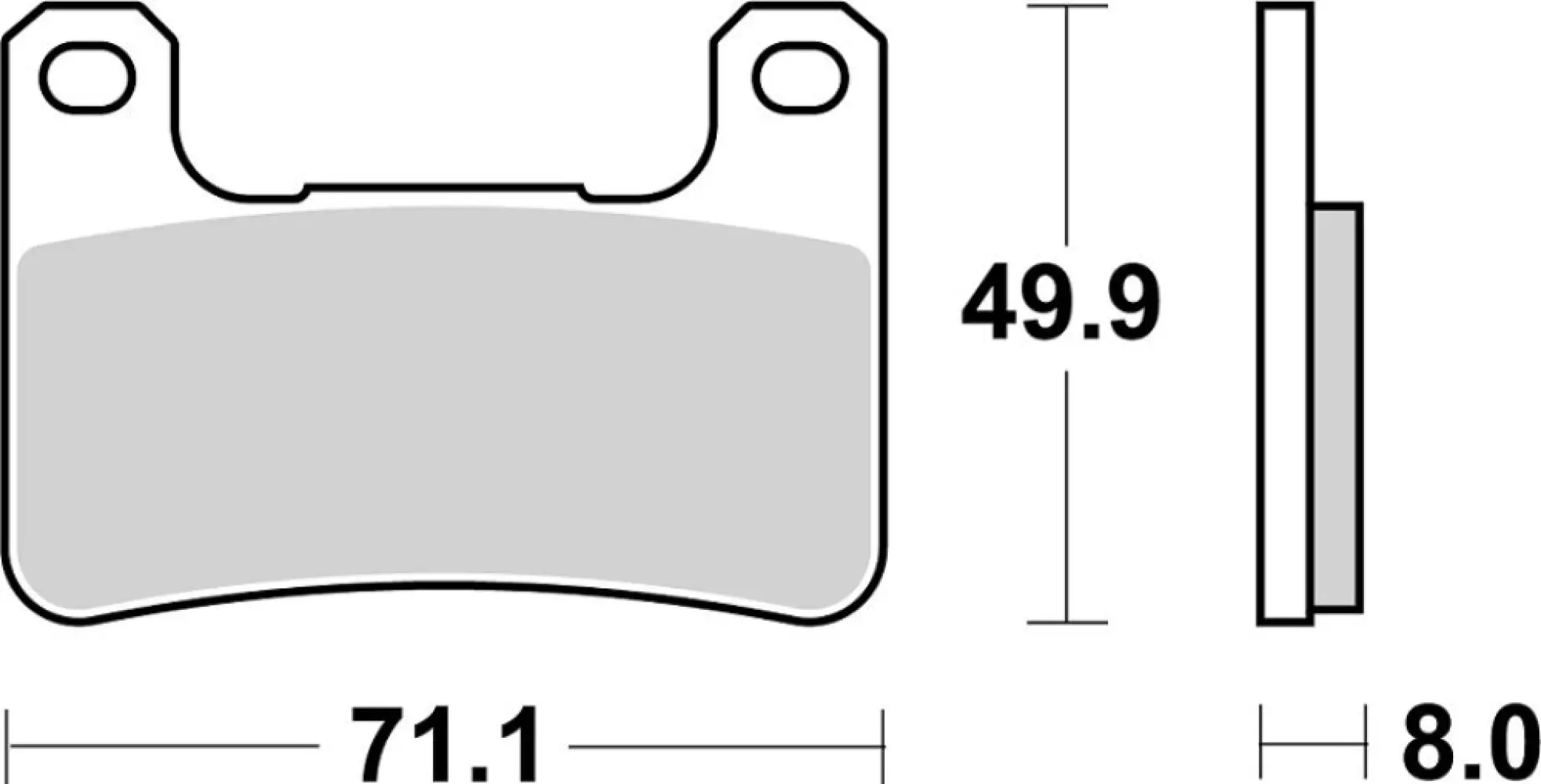 SBS - BRAKE PAD SINT RACE - 17213313