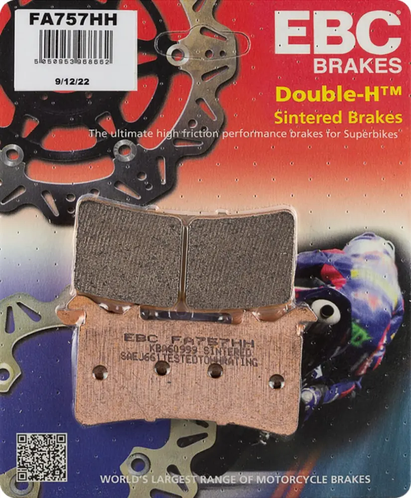 EBC - BRAKE PAD SINTERED HH - 17213376