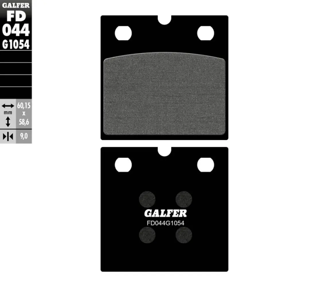 GALFER - BRAKE PAD SEMI METAL - 17213536