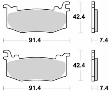 SBS - BRAKE PAD SINT - 17213666