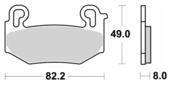 SBS - BRAKE PAD SINT - 17213667