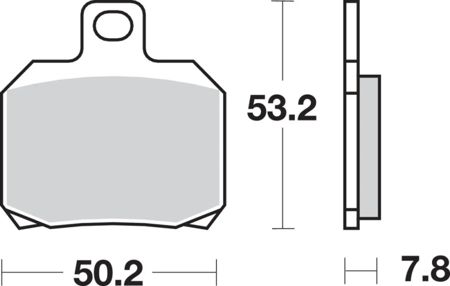 SBS - BRAKE PAD CAR/CER - 17220728