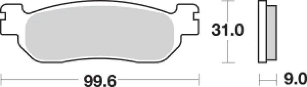 SBS - BRAKE PAD CAR/CER - 17220764