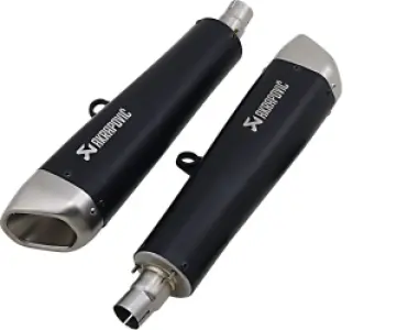 AKRAPOVIC - MUFFLERS TI BK SPD TWIN - 18113942