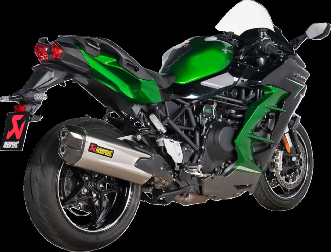 AKRAPOVIC - MUFFLER TI CF NINJA H2 SX - 18114315