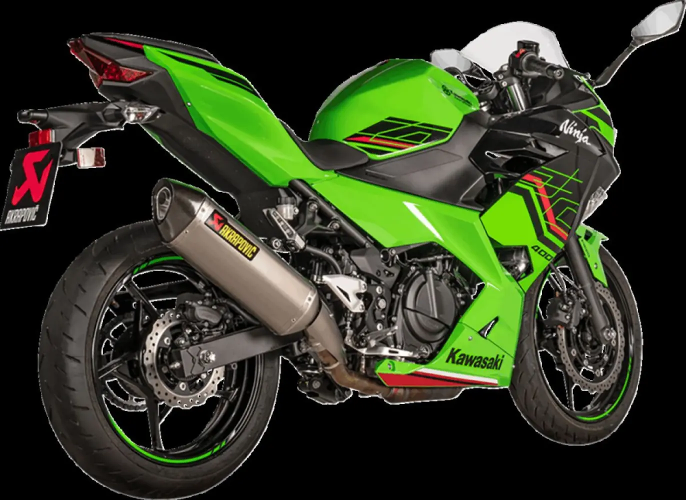 AKRAPOVIC - MUFFLER TI/CF NINJA 400 - 18114372