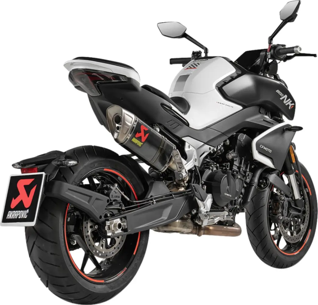 AKRAPOVIC - EXHAUST SLIP-ON CF/TI CFMOTO 8 - 18114725