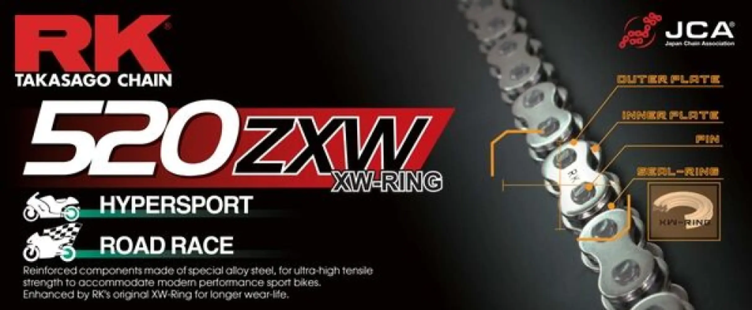 RK - CHAIN RK520ZXW GG 110R - 12231282