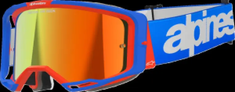 ALPINESTARS GOGGLES - GOGGLE VISION 8 WORDMARK BL/OR - 26013774