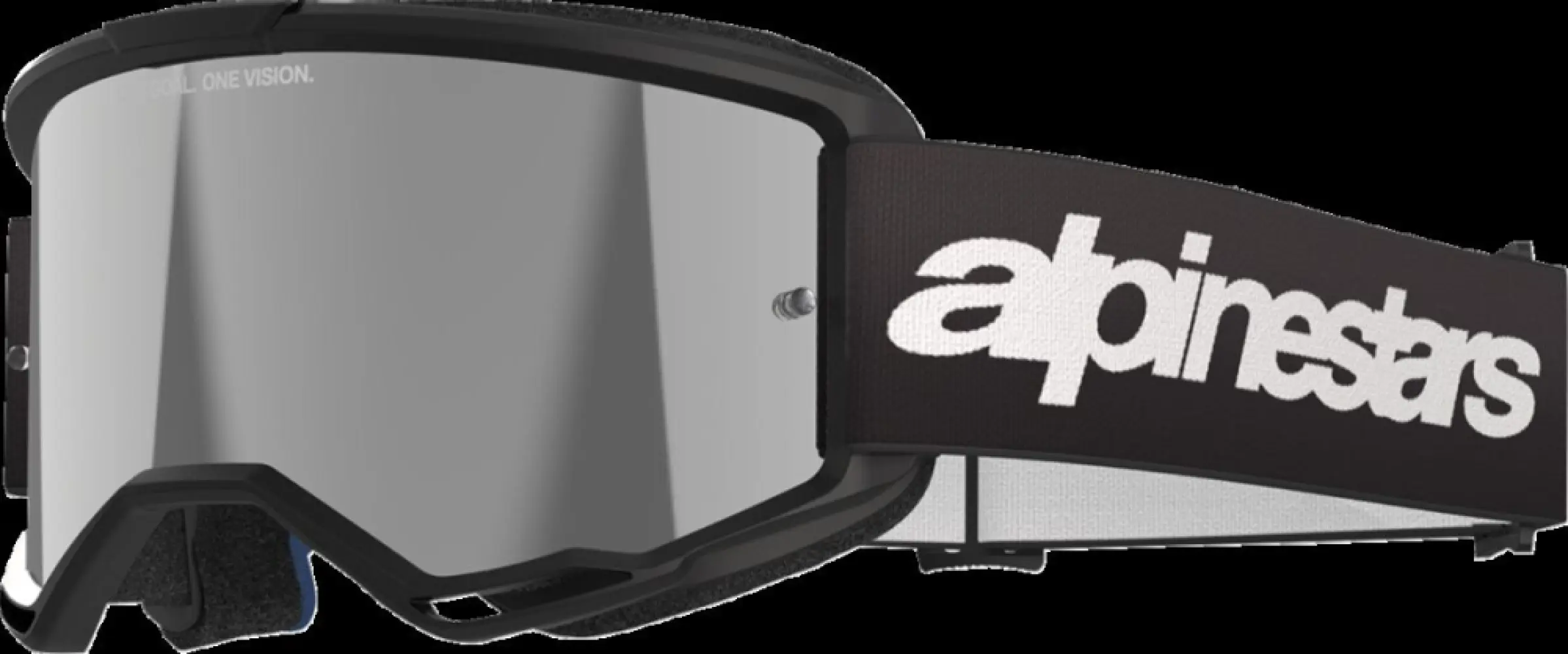 ALPINESTARS GOGGLES - GOGGLE VISION 3 WORDMARK BLK M - 26013783