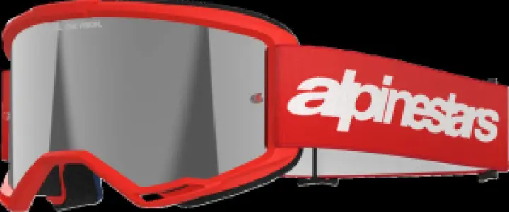 ALPINESTARS GOGGLES - GOGGLE VISION 3 WORDMARK RED M - 26013785