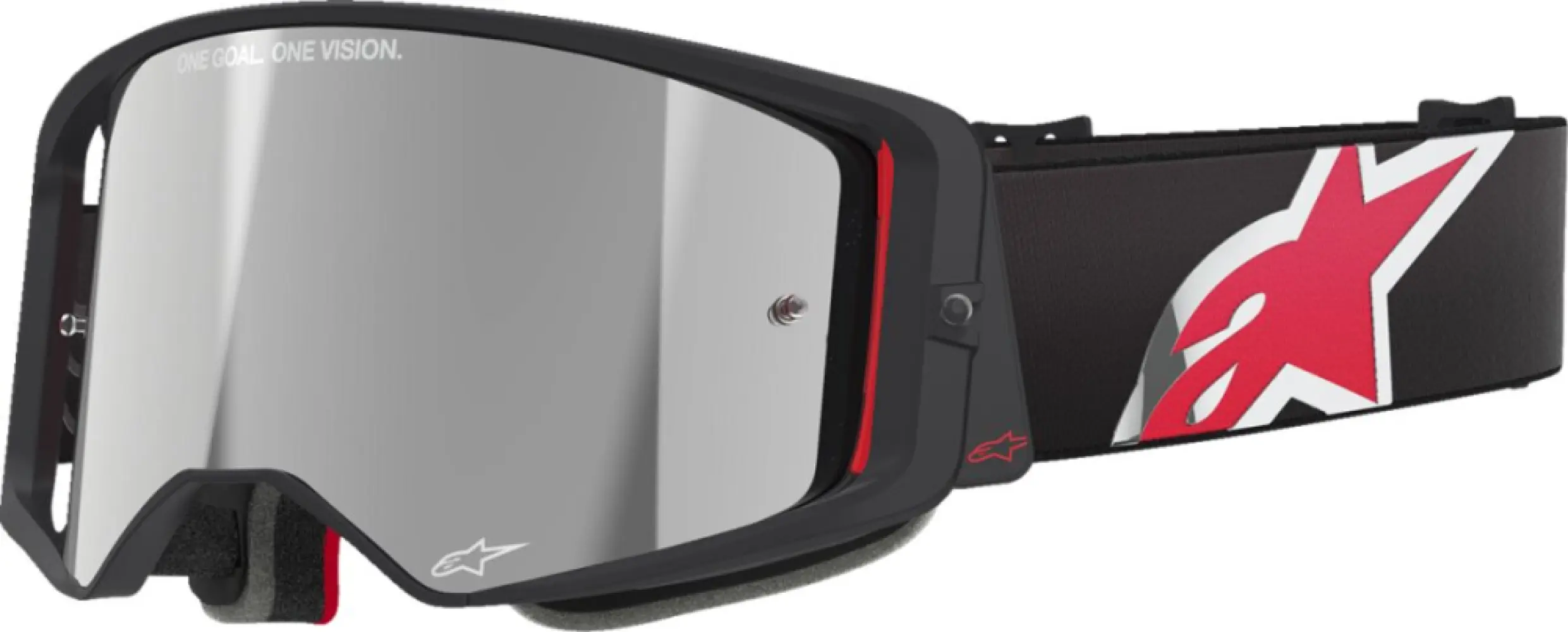 ALPINESTARS GOGGLES - GOGGLE SUPERTECH CORP BLK/RED  - 26013883