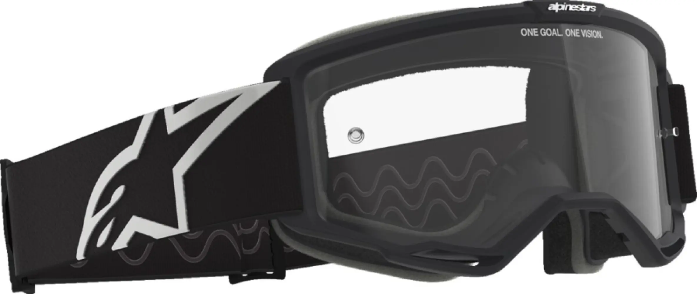 ALPINESTARS GOGGLES - GOGGLE MX VISION OTG BLK/GRY/C - 26013944
