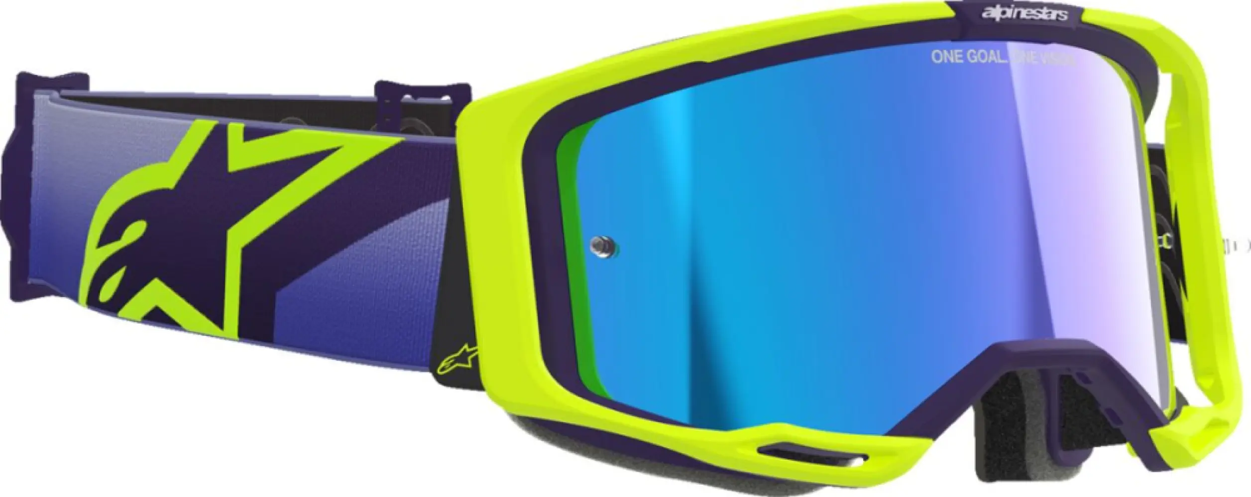 ALPINESTARS GOGGLES - GOGGLE VISION 8 CORP PRP/YLWPN - 26013947