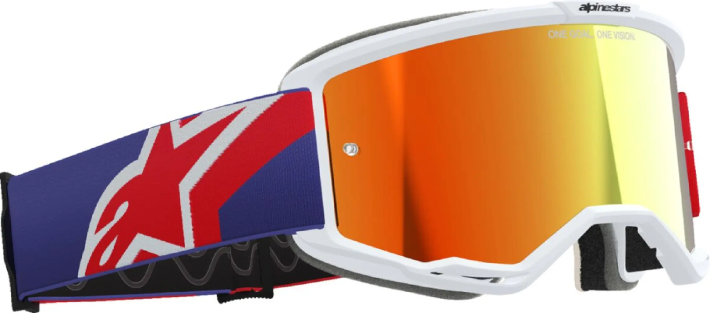 ALPINESTARS GOGGLES - GOGGLE VISION 5 CORP RED/PURP/ - 26013949
