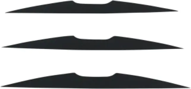 MOOSE OFFROAD SOFT-GOODS - GOGL ACC MUD FLAP KIT 3PK - 26020872