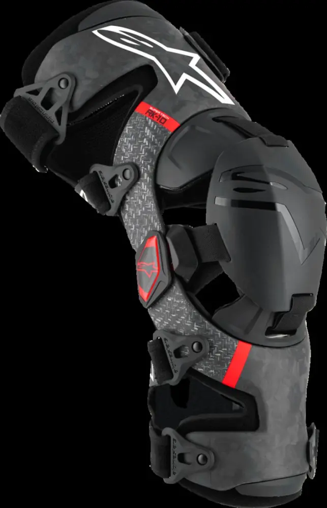ALPINESTARS(MX) - KNEEBRACE S-TECH RK-10 BLK/RD  - 27040705
