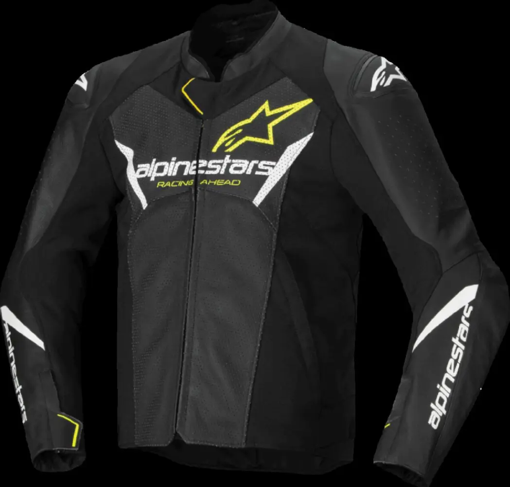 ALPINESTARS (ROAD) - JACKET FSTR V3 AIRFLW LTHR BLK - 28104186