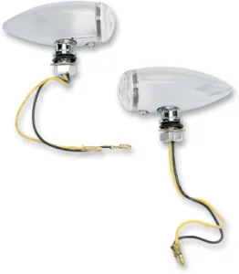 DRAG SPECIALTIES - SMOOTH BULLET LED CLEAR - 78052068
