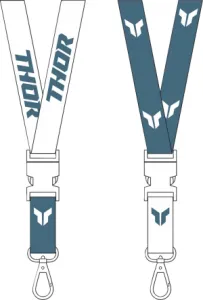 THOR - LANYARD THOR STEEL/WHITE - 95010309