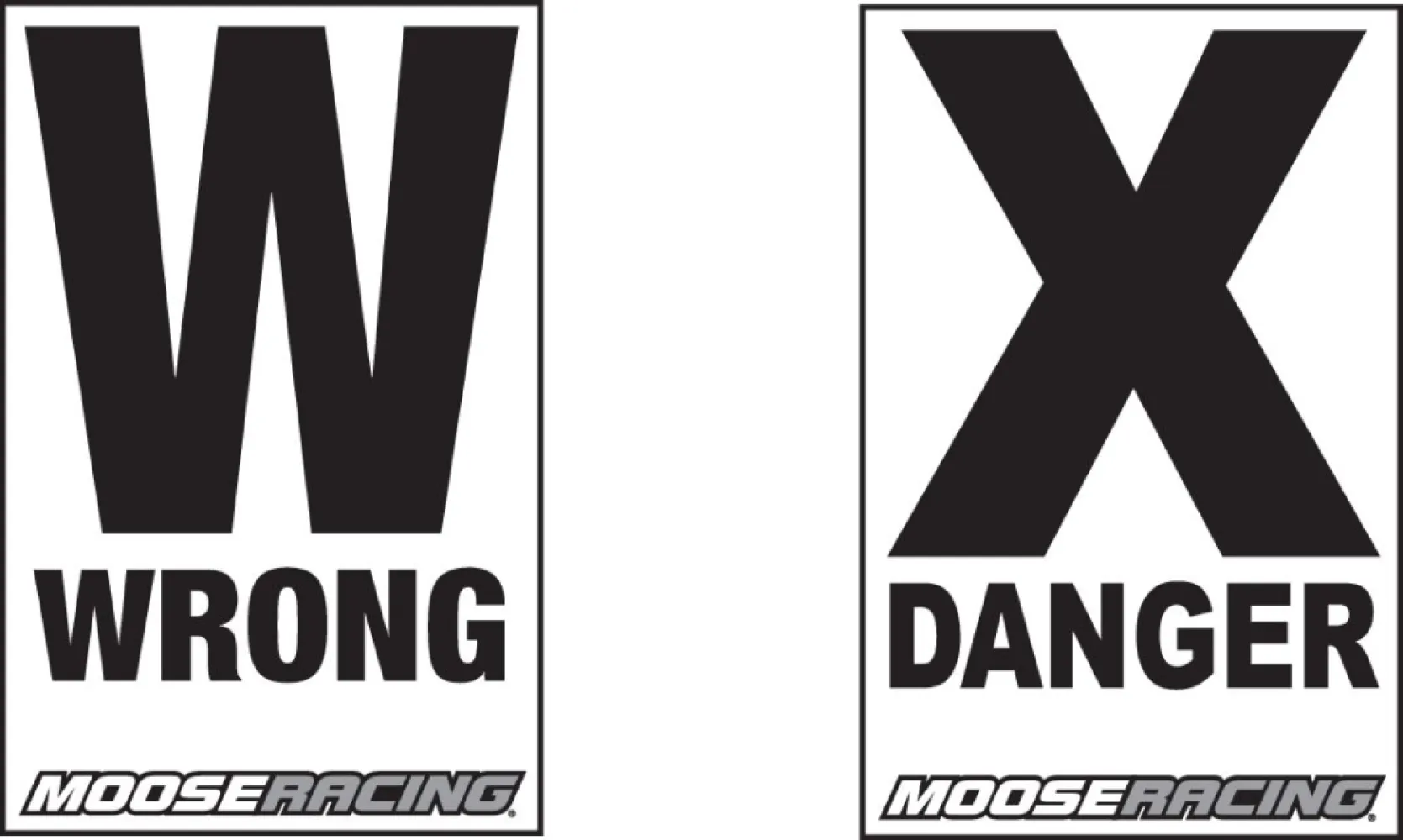 MOOSE OFFROAD HARD-PARTS - COURSE-ARROW DANGER/WARN - 99010319