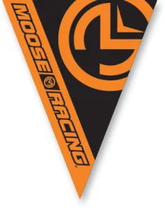 MOOSE OFFROAD HARD-PARTS - FLAGSPENNANT MSE ORG/BLK - 99040386