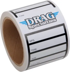 DRAG SPECIALTIES - TIRE LABEL D/S 100PCS - 99040943