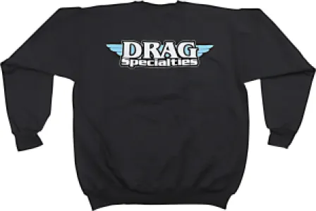 DRAG SPECIALTIES - DRAG SW/SHIRT BLACK XXL - DS111829