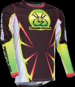 MOOSE OFFROAD SOFT-GOODS - JERSEY AGROID BK/YL/WH LG - 29107919
