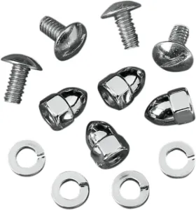 DRAG SPECIALTIES - LICENSE PLATE SET ACORN - DS190190
