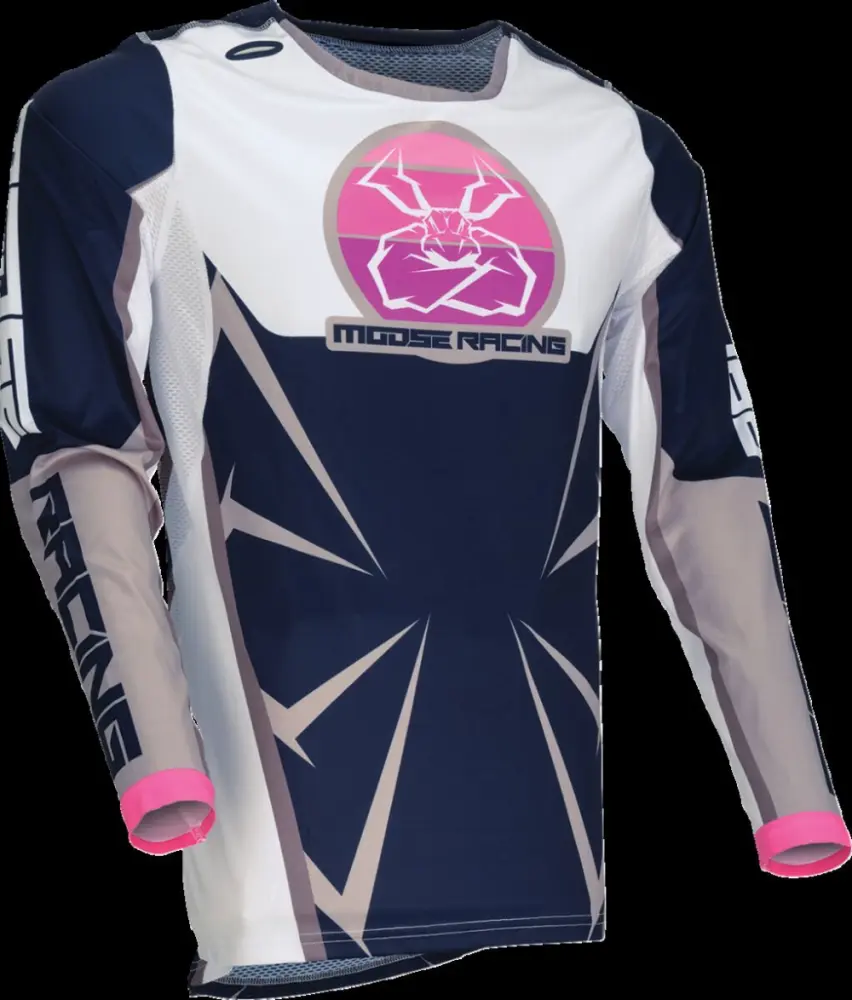 MOOSE OFFROAD SOFT-GOODS - JERSEY AGROID NAVY/WHITE XS - 29108137