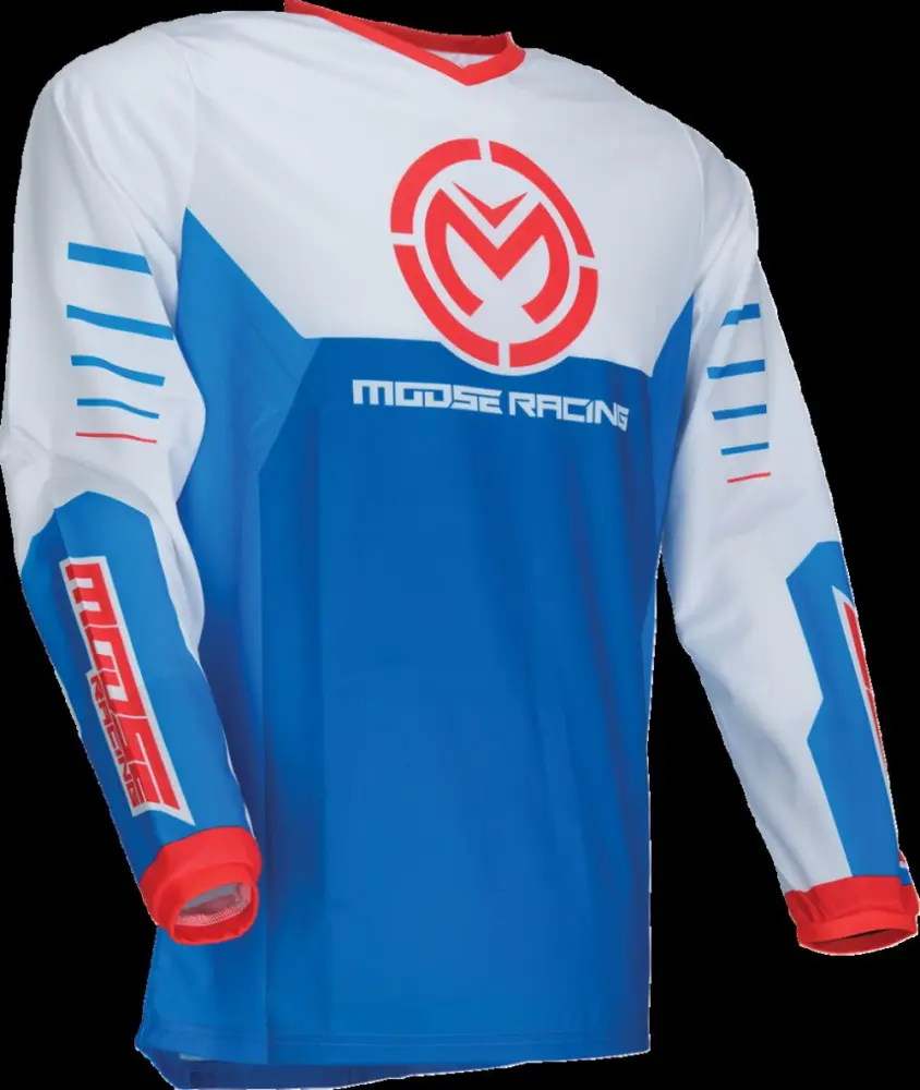 MOOSE OFFROAD SOFT-GOODS - JERSEY QUALIFIER RED/WHITE/BLU - 29108180