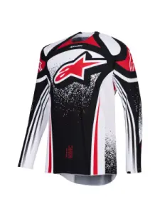 ALPINESTARS(MX) - JERSEY TECHSTAR NOMUR BLK/WH/R - 29108543
