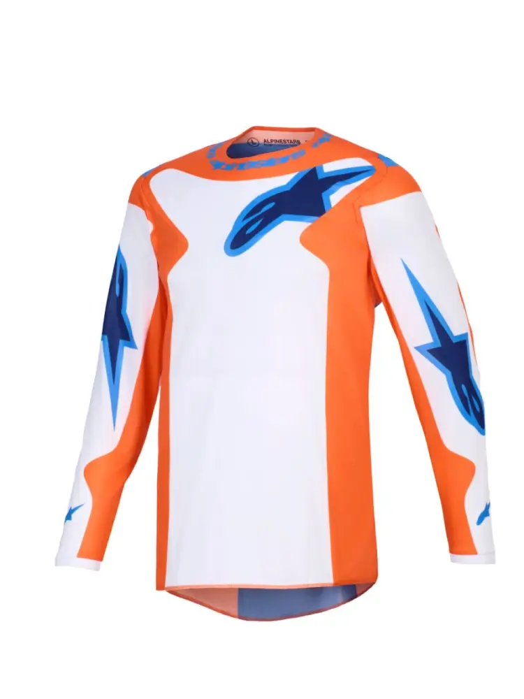 ALPINESTARS(MX) - JERSEY FLUID GRID ORAN/BLUE XL - 29108645
