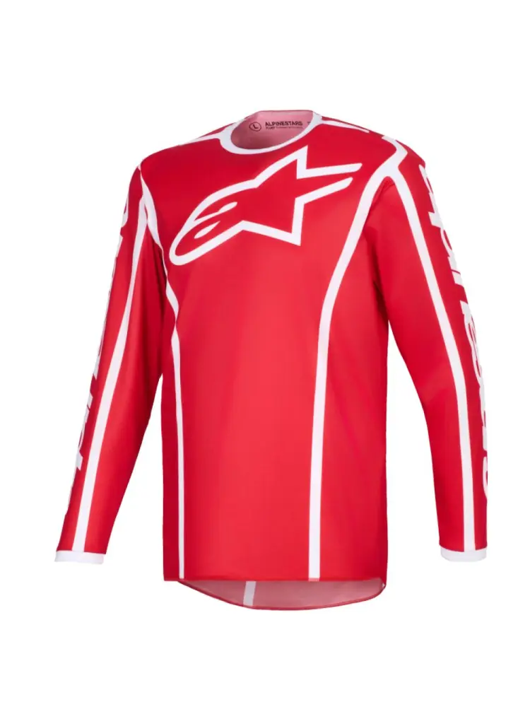 ALPINESTARS(MX) - JERSEY FLUID APEX RED/WHITE S - 29108657