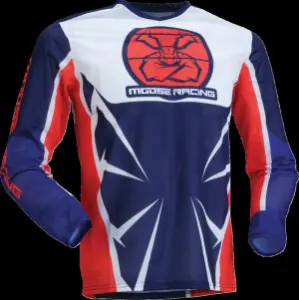 MOOSE OFFROAD SOFT-GOODS - JERSEY YOUTH AGROID MESH RD/WH - 29122526