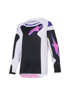 ALPINESTARS(MX) - JERSEY YTH FLUID GRID BLK/GY/P - 29122644
