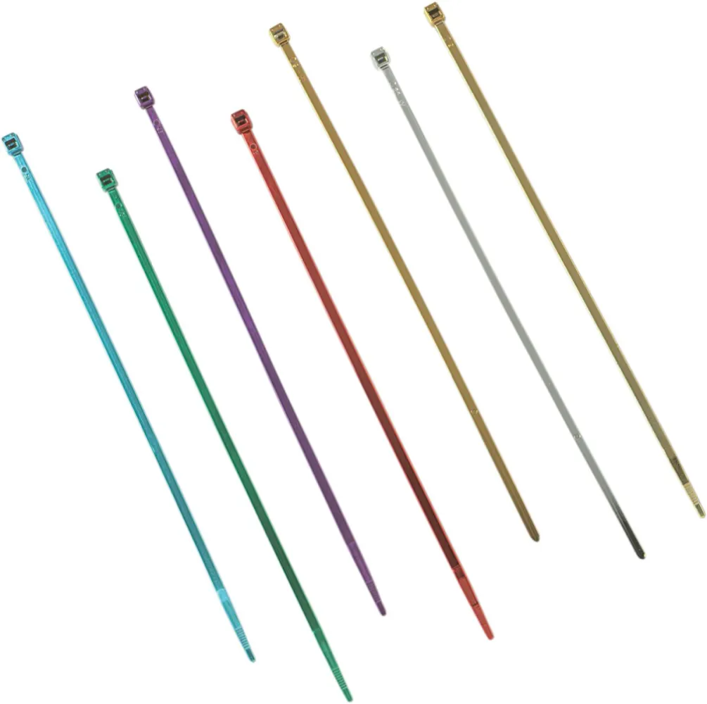 DRAG SPECIALTIES - CHROME CABLE TIE 7 10 PK - DS193047