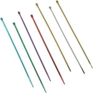 DRAG SPECIALTIES - CHROME CABLE TIE 7 10 PK - DS193047