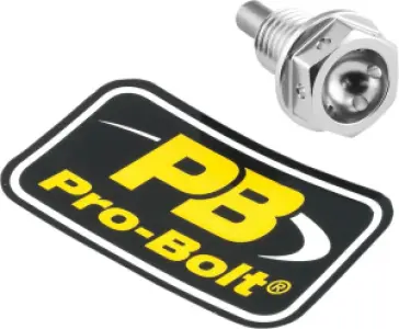 PRO BOLT - BOLT DRAIN 12X1.5X15 SILVER - 09200210