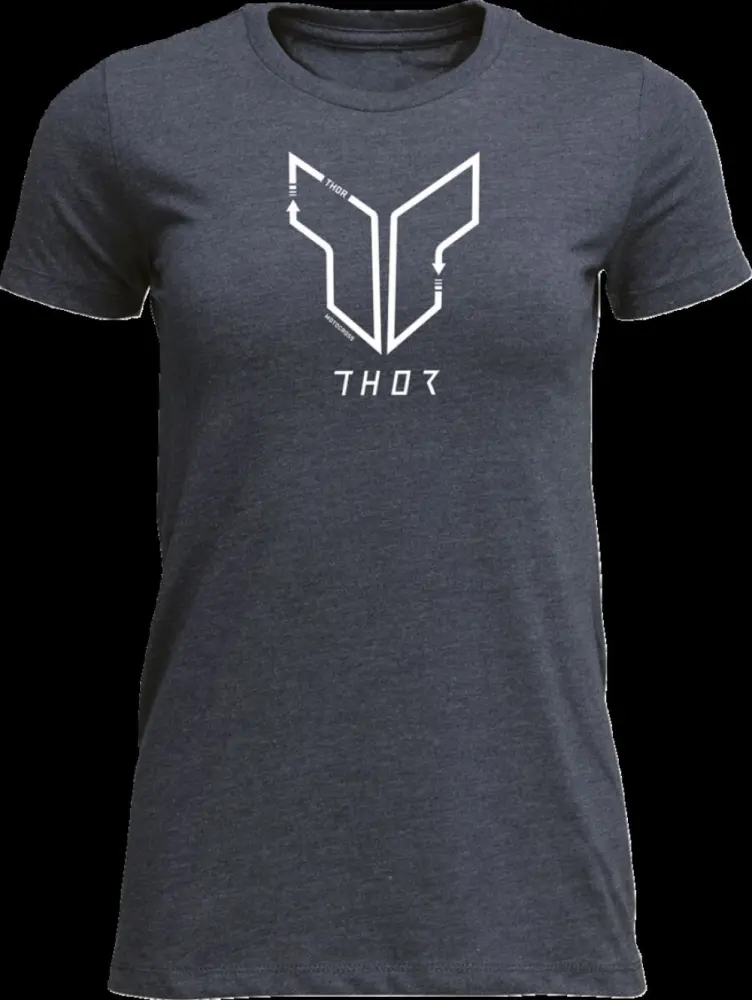 THOR - TEE WOMENS TRAX NAVY LG - 30314306