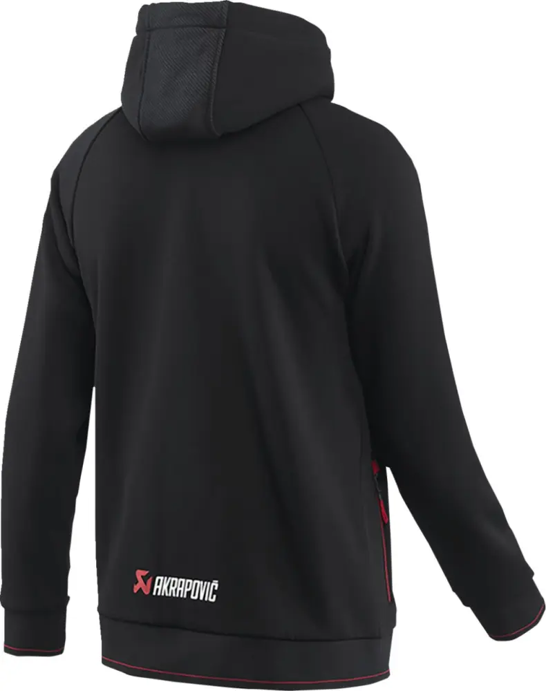 AKRAPOVIC - ZIP HOODIE BLACK MEN 2XL - 30506677