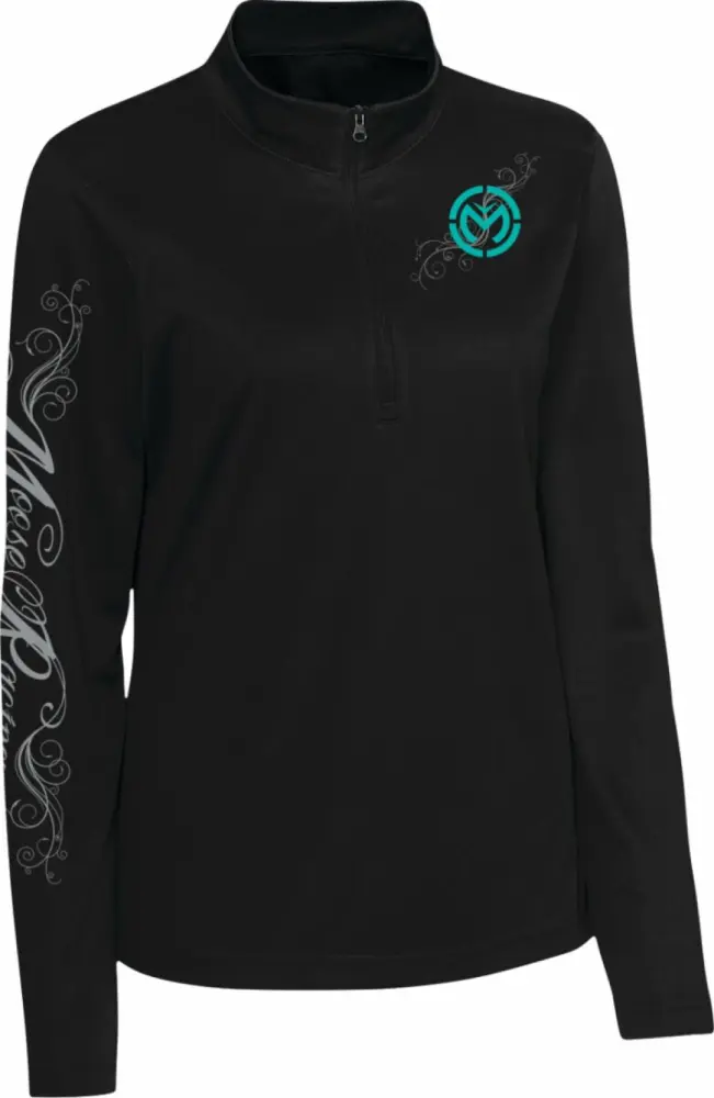 MOOSE OFFROAD SOFT-GOODS - PULLOVER WMN 1/2 ZIP FLOURISH  - 30511231