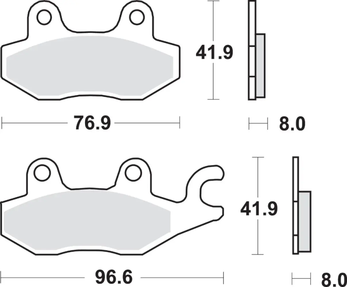 SBS - BRAKE PAD SINT SCOOT - 17211825