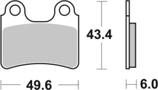 SBS - BRAKE PAD CAR/CER - 17211837