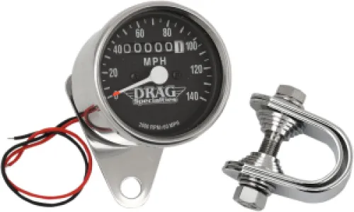 DRAG SPECIALTIES - 2:1 BLK FACE MINI SPEEDO - DS244131